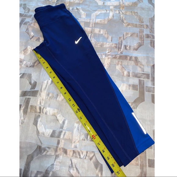 🔥 SALE NIKE Dri-Fit Blue Racer Crop Leggings - Picture 7 of 7